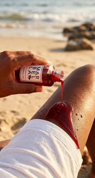 Deer Blood Tanning Oil hover view